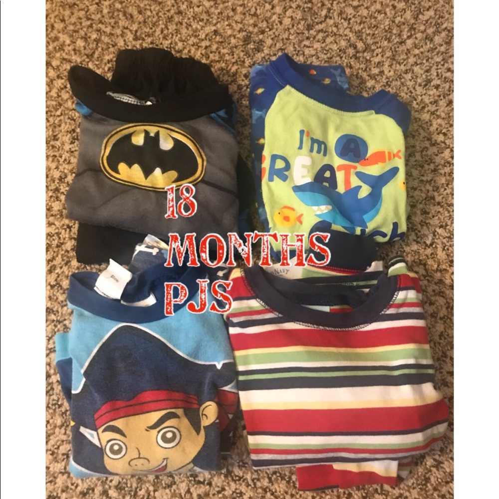 18 month boy’s pajama lot